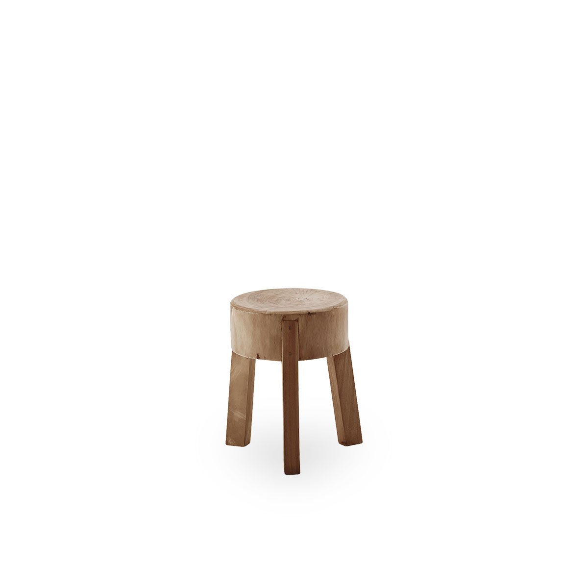 Sika Design Hocker Roger Holzfarbig