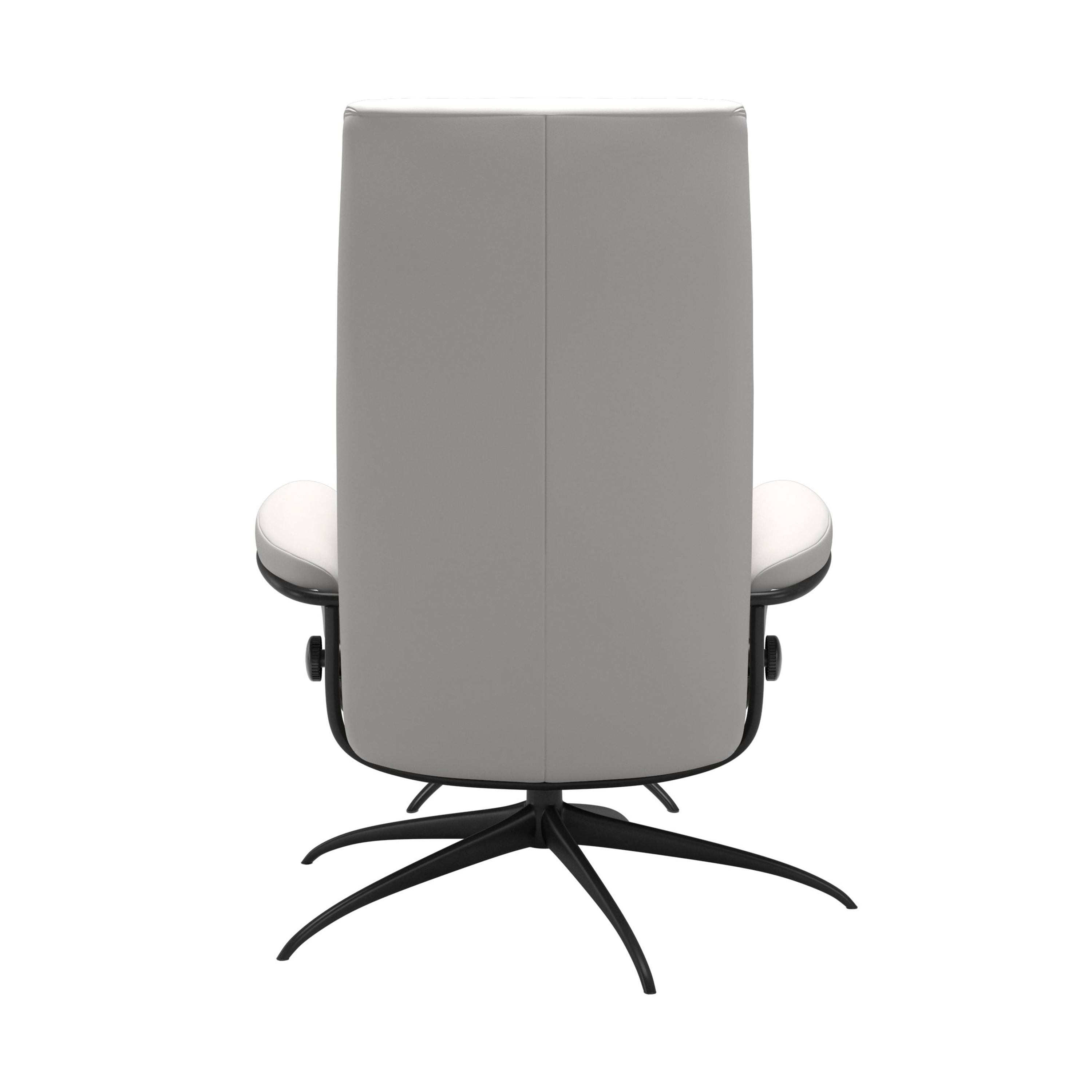 Stressless London High Back M Leder Batick Snow Mattschwarz