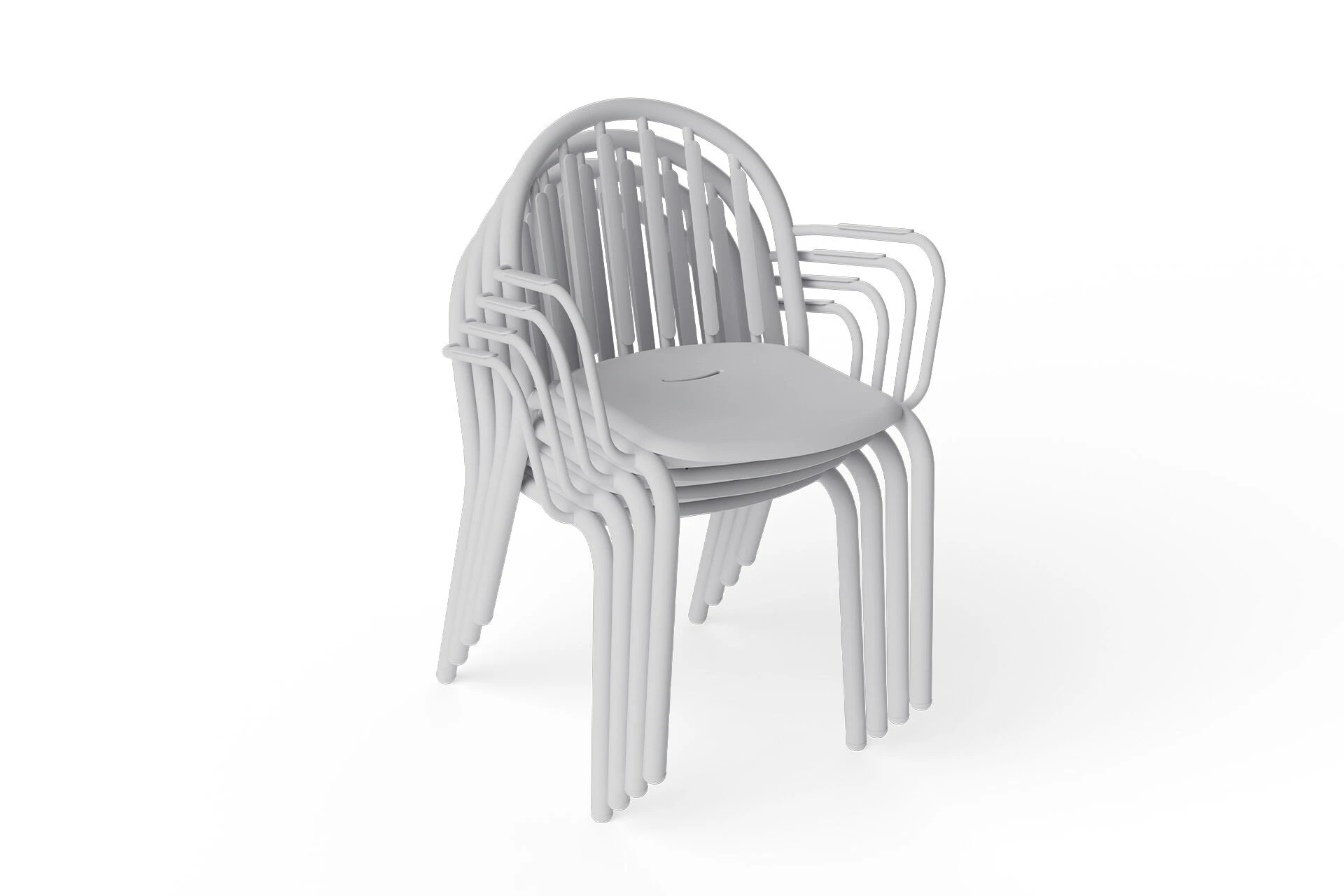 fatboy Gartenstuhl Fred'S Armchair Set (4 Pcs) light grey