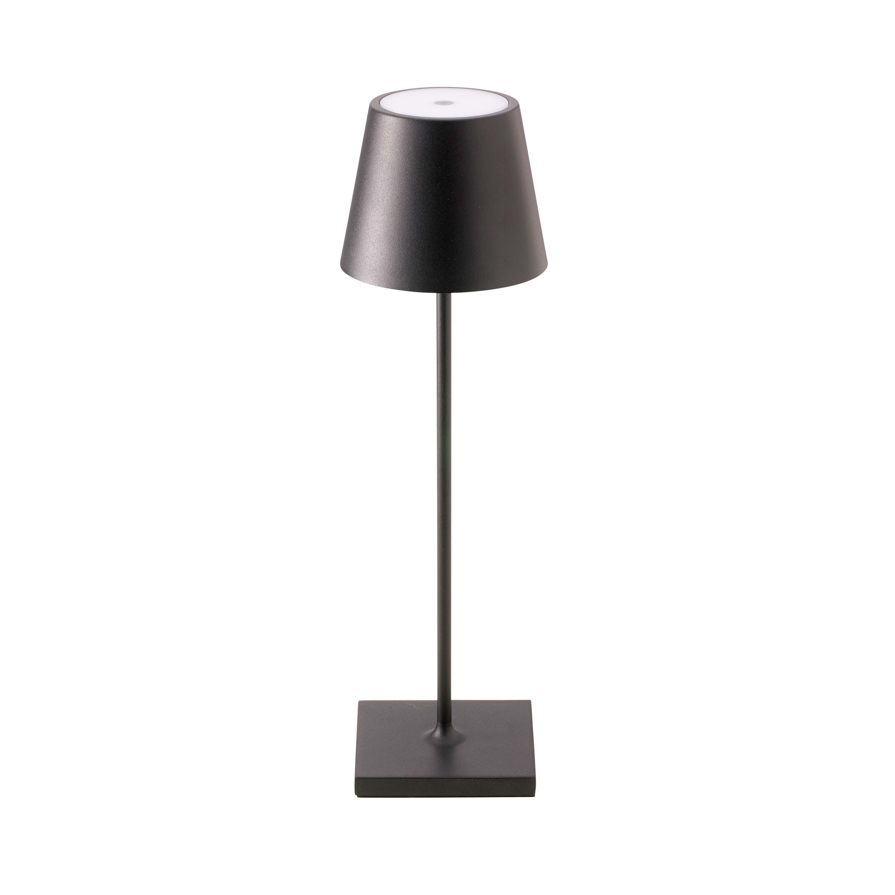 Sigor Tischleuchte Nuindie 38cm Rund Nachtschwarz