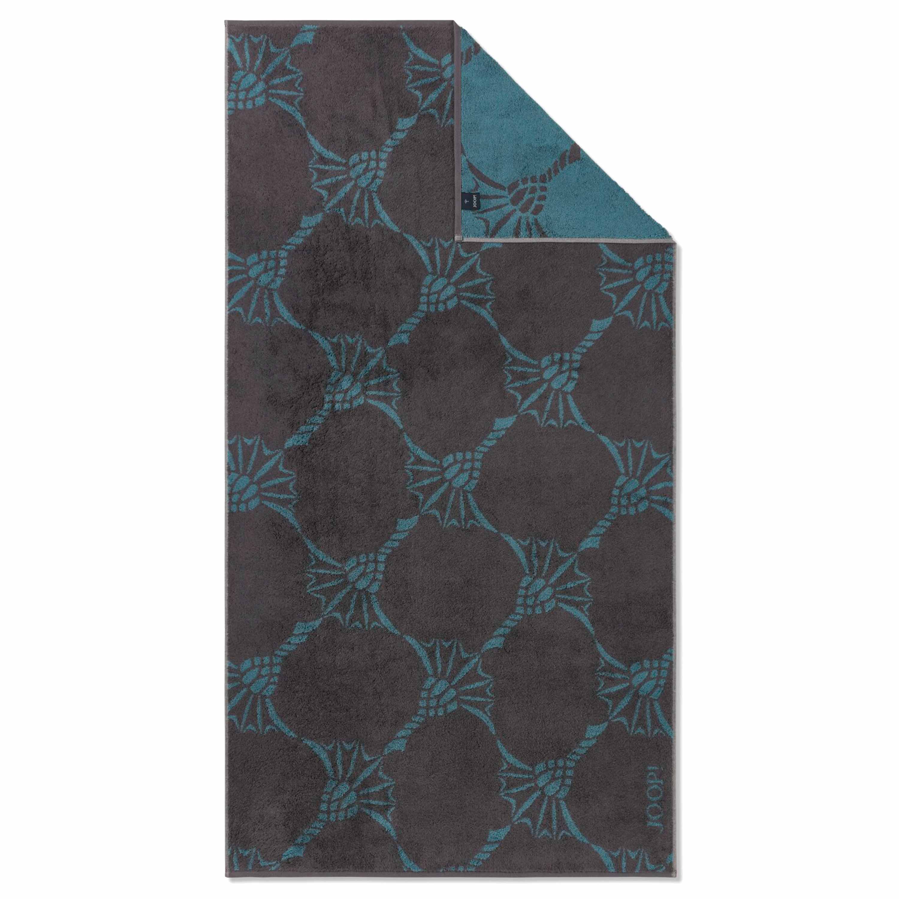 Joop! Duschtuch Infinity Cornflower Zoom 80/150 Graphit