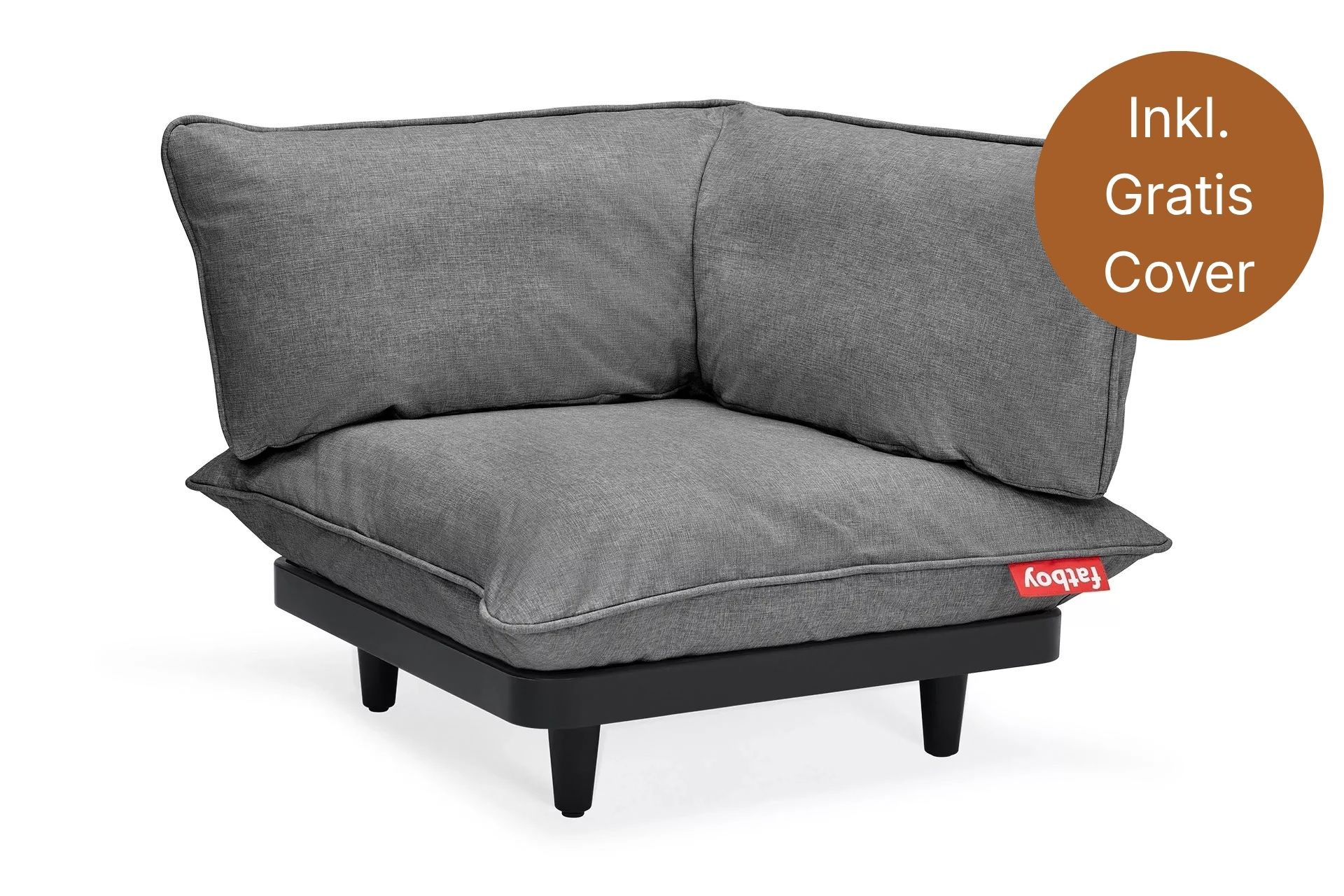 fatboy Gartensofa Paletti Corner Seat Rock Grey