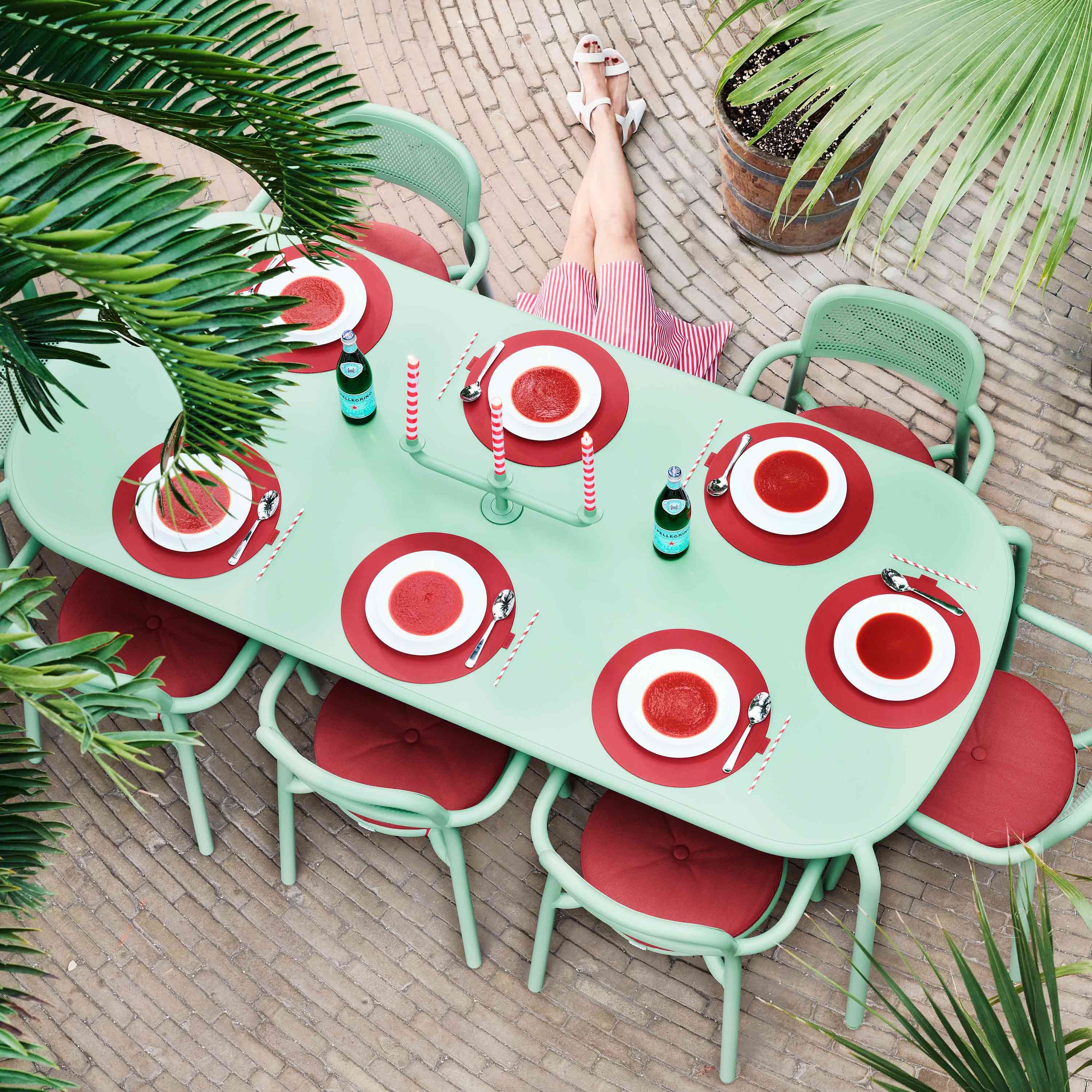 fatboy Gartenstuhl Toni Armchair 4er-Set Mist Green fatboy Gartenstuhl Toni Armchair 4er-Set Mist Green