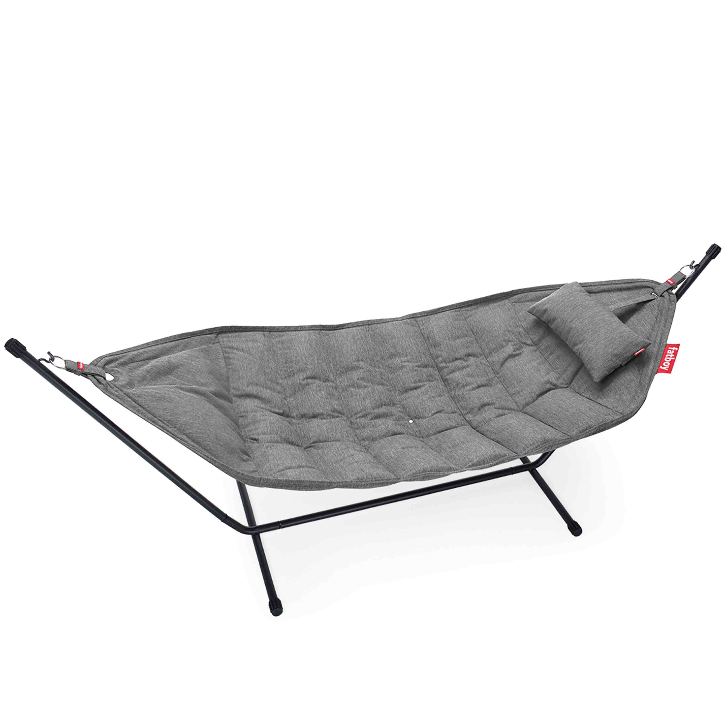 fatboy Hängematte Headdemock Superb incl. Rack & Pillow Rock Grey