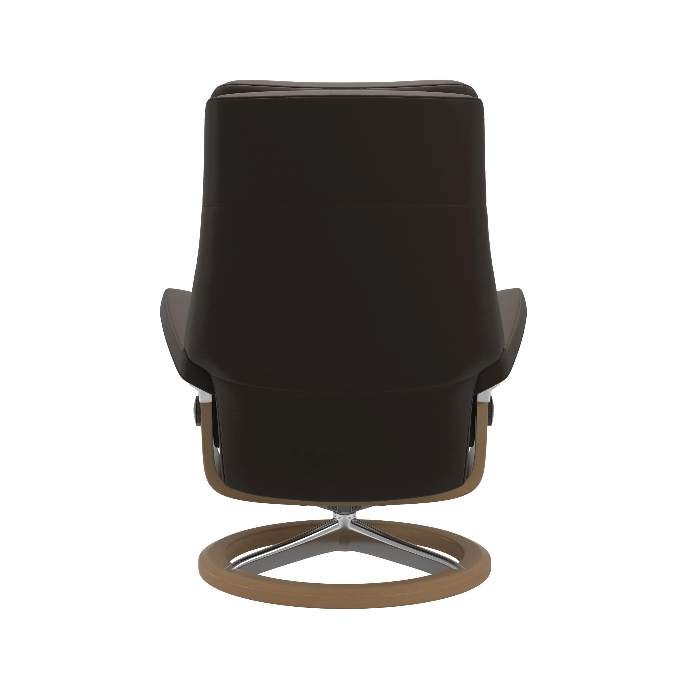 Stressless Paul Signature Sessel mit Hocker M Leder Batick Eiche Chrom