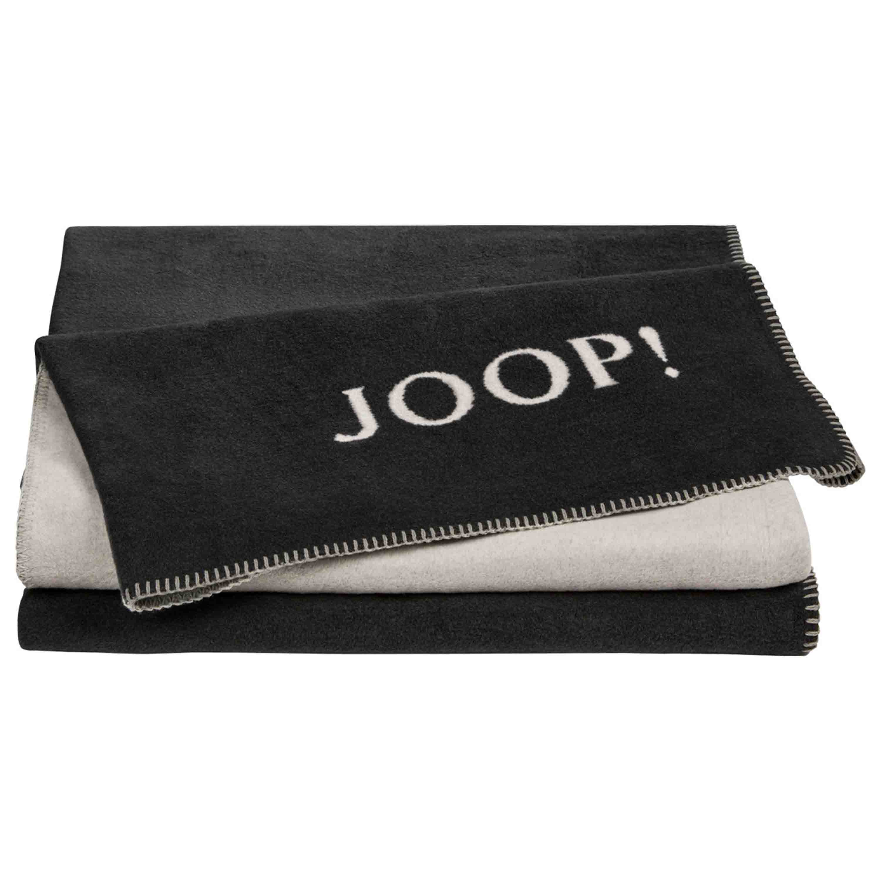 Joop! Wohndecke Uni Doubleface 150x200 cm Anthrazit Ash Joop! Wohndecke Uni Doubleface 150x200 cm Anthrazit Ash