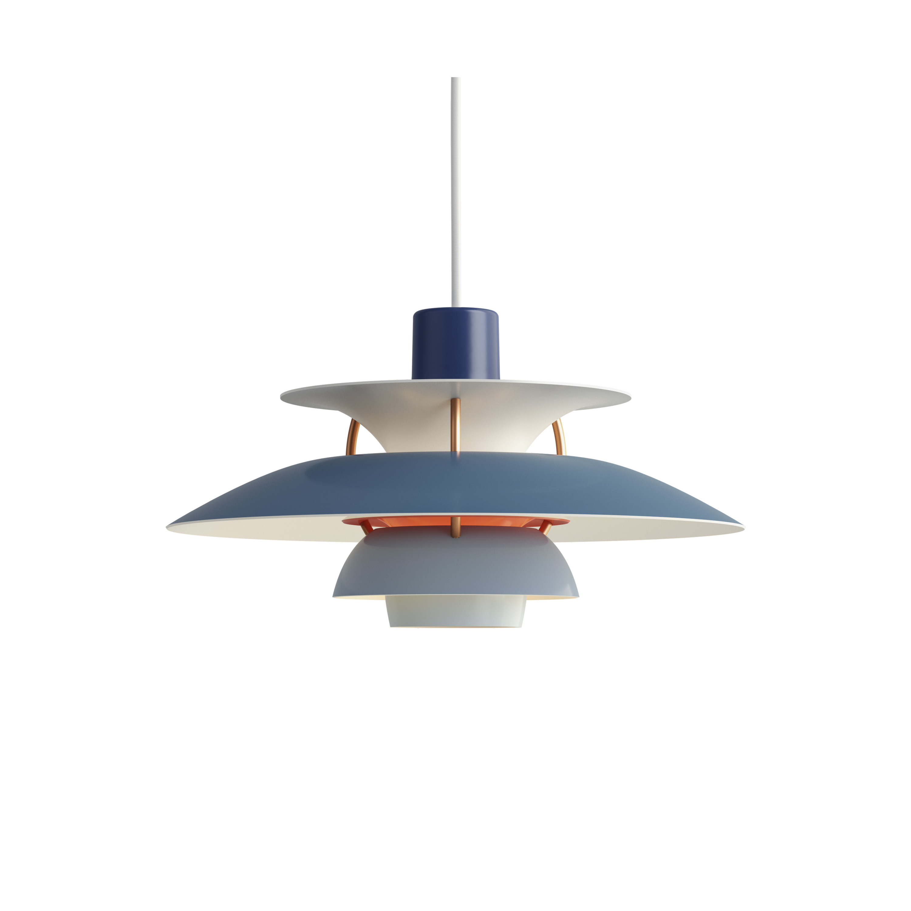 Louis Poulsen Pendelleuchte PH 5 Mini Hues of Blue Louis Poulsen Pendelleuchte PH 5 Mini Hues of Blue