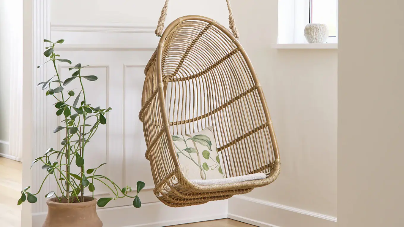 Sika Design Hanging Egg Rattan Hängesessel