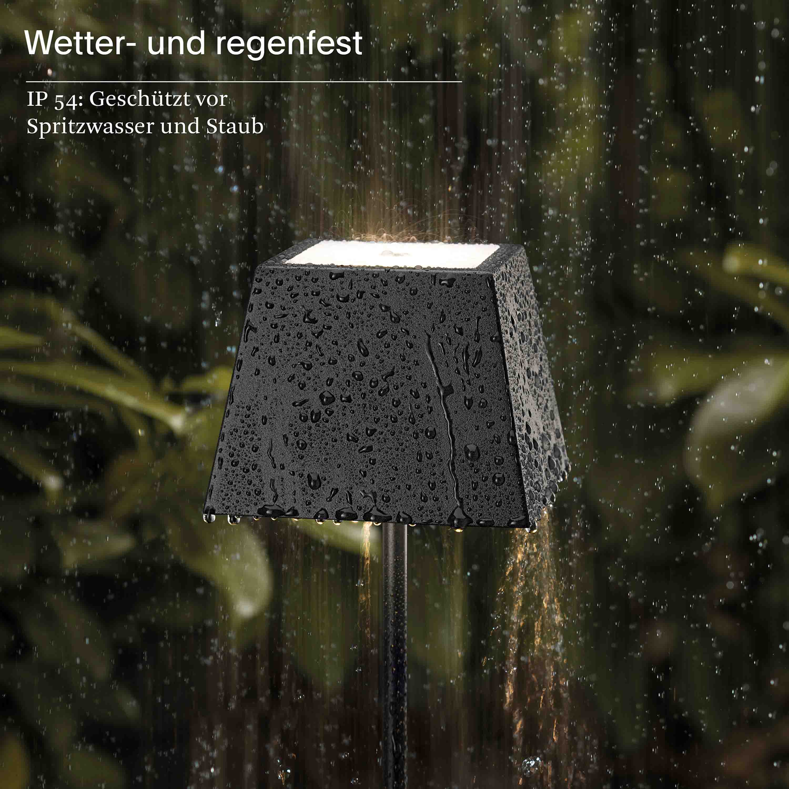 Sigor Tischleuchte Nuindie 37cm Eckig Nachtschwarz Sigor Tischleuchte Nuindie 37cm Eckig Nachtschwarz