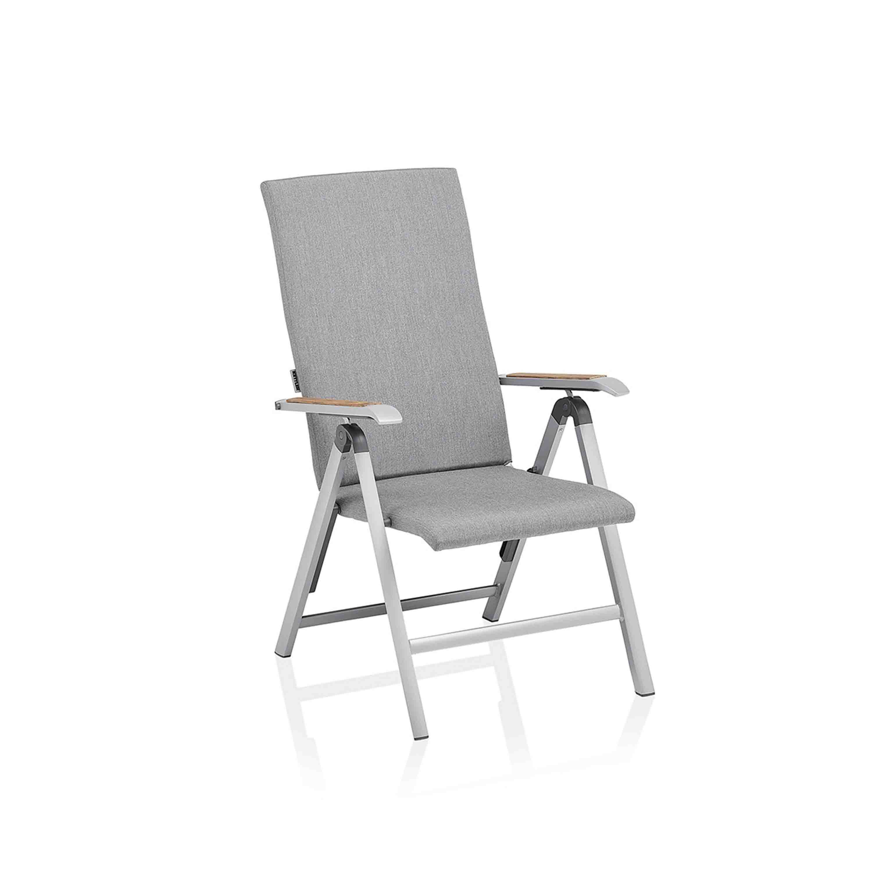 Kettler Gartensessel Diamond Multipositionssessel Armlehne Teak Silber Flanelle Kettler Gartensessel Diamond Multipositionssessel Armlehne Teak Silber Flanelle