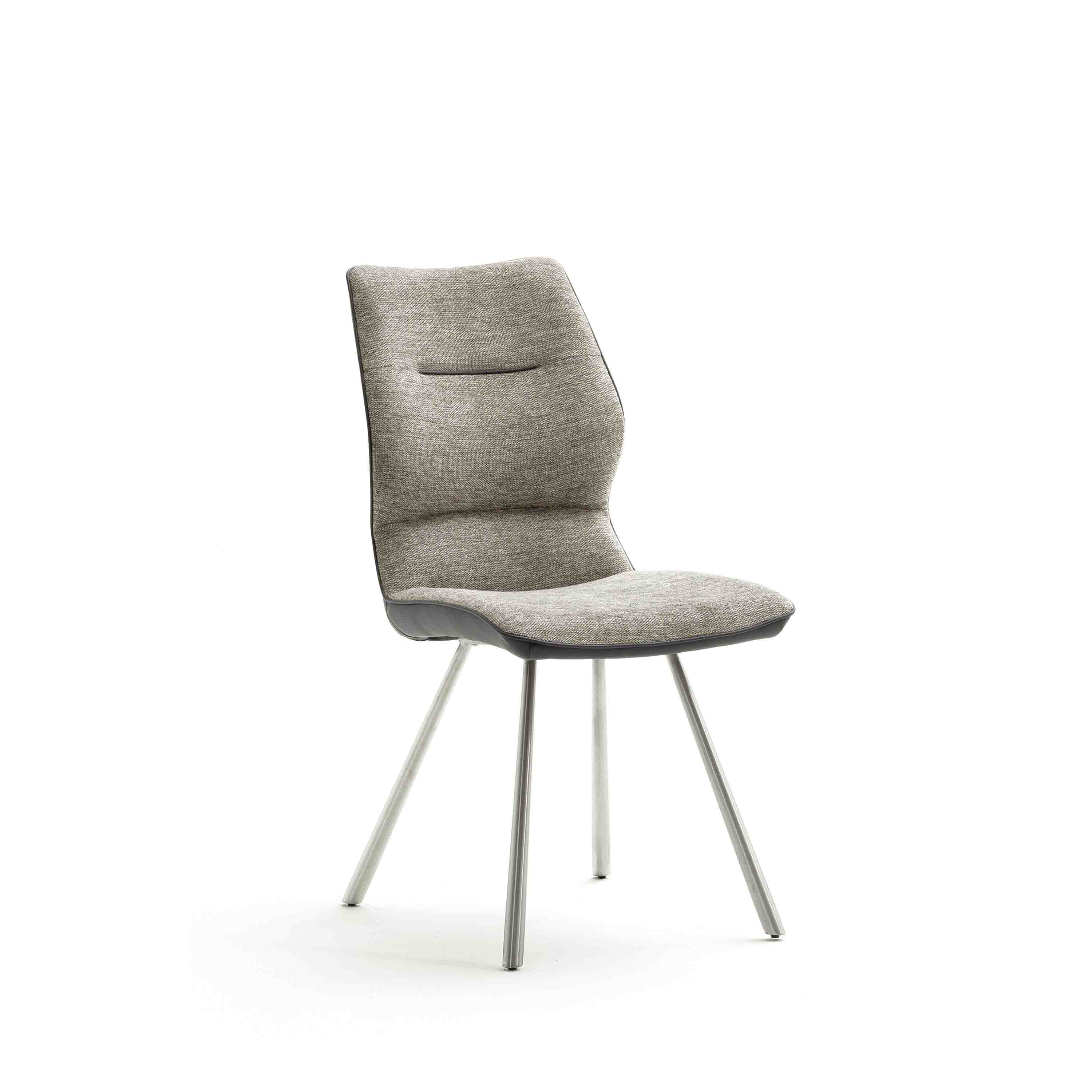 MCA Furniture 4-Fuß-Stuhl Orlando 4er-Set Cappuccino