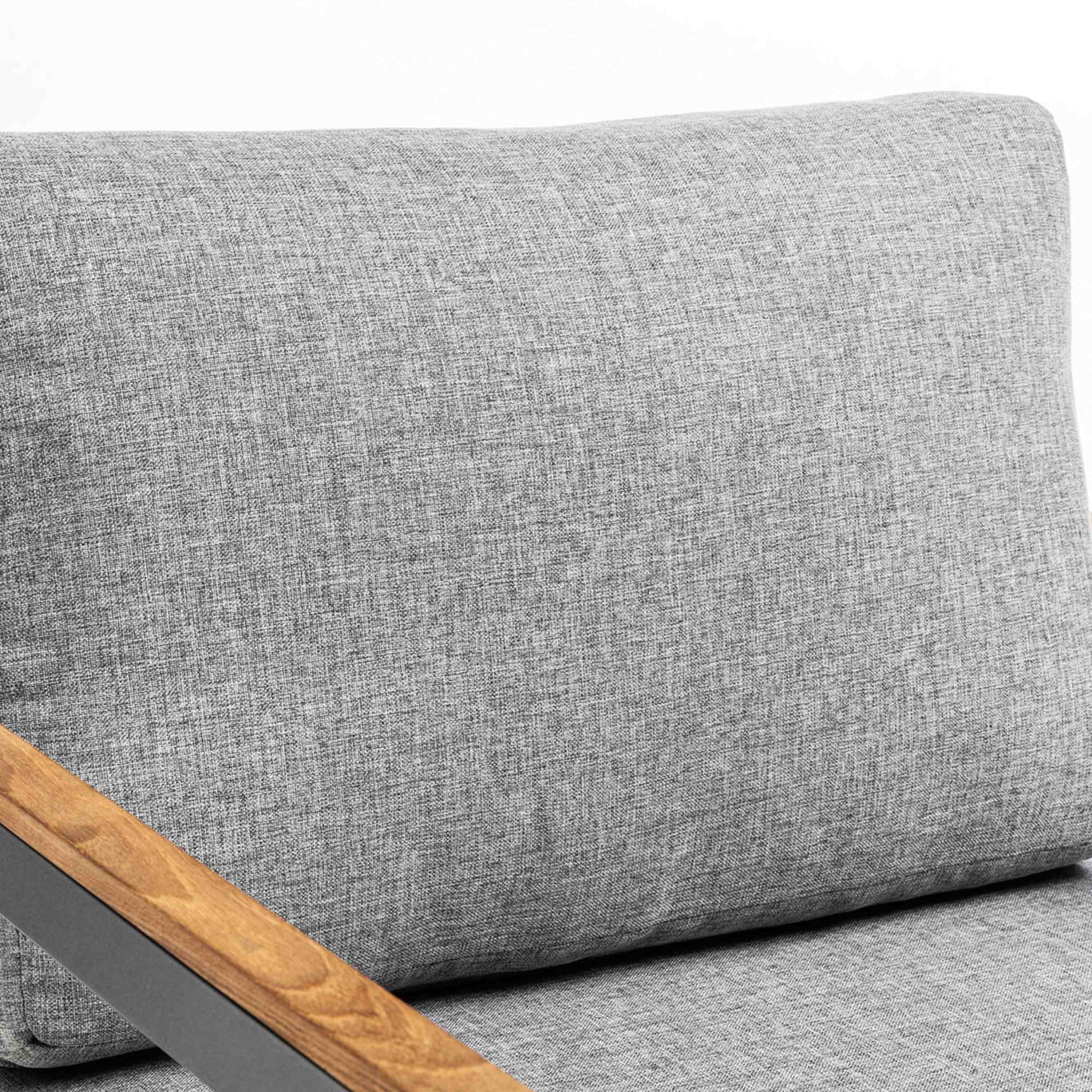 Kettler Gartenstuhl Ocean Skid Armlehne Teak Anthrazit/Hellgrau Meliert Kettler Gartenstuhl Ocean Skid Armlehne Teak Anthrazit/Hellgrau Meliert