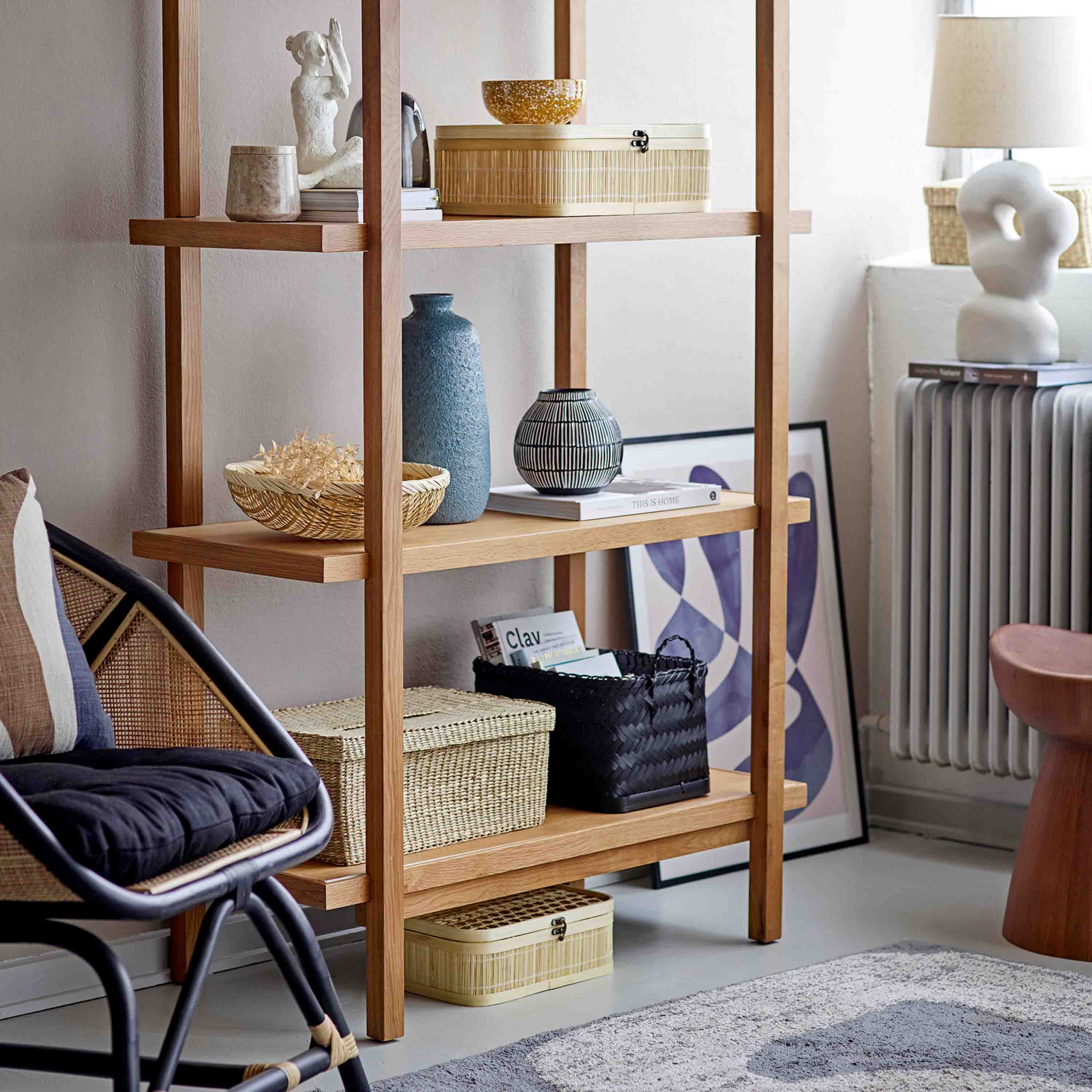 Bloomingville Korb Carmil 2er-Set Schwarz
