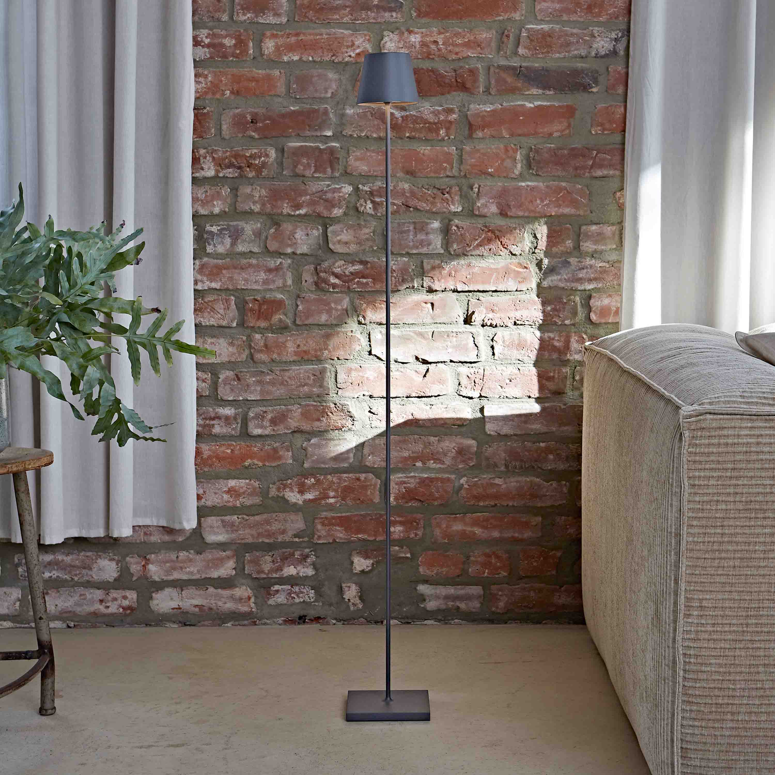 Sigor Stehleuchte Nuindie 120cm Rund Graphitgrau Sigor Stehleuchte Nuindie 120cm Rund Graphitgrau