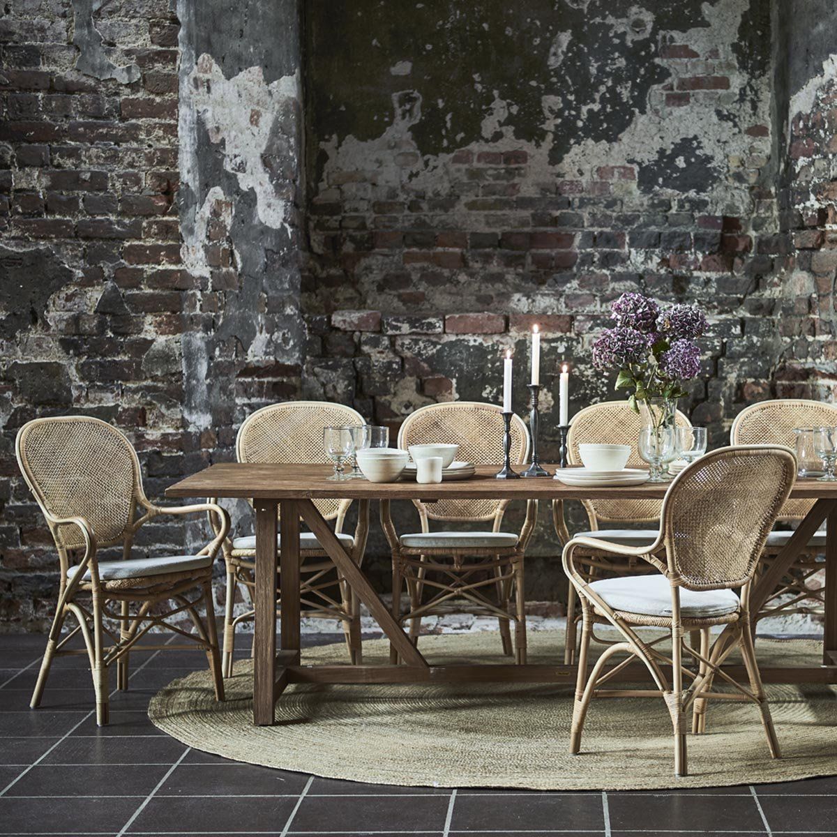 Sika Design Esszimmerstuhl mit Armlehne Rossini Natur