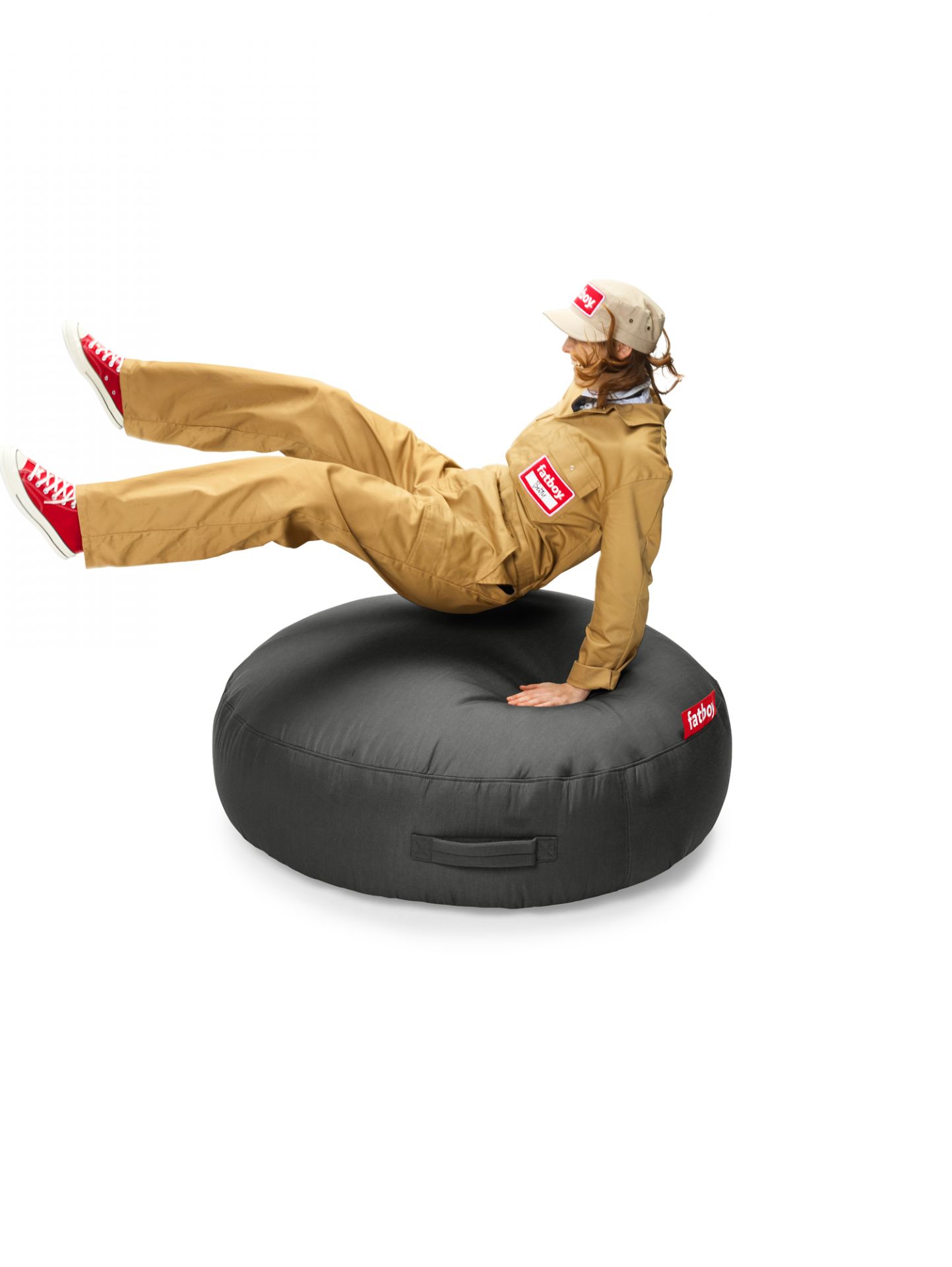 fatboy Sitzhocker Pupillow Holzkohle